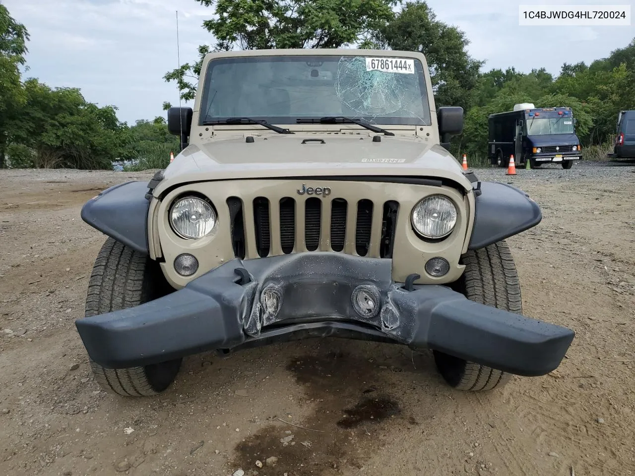 2017 Jeep Wrangler Unlimited Sport VIN: 1C4BJWDG4HL720024 Lot: 67861444