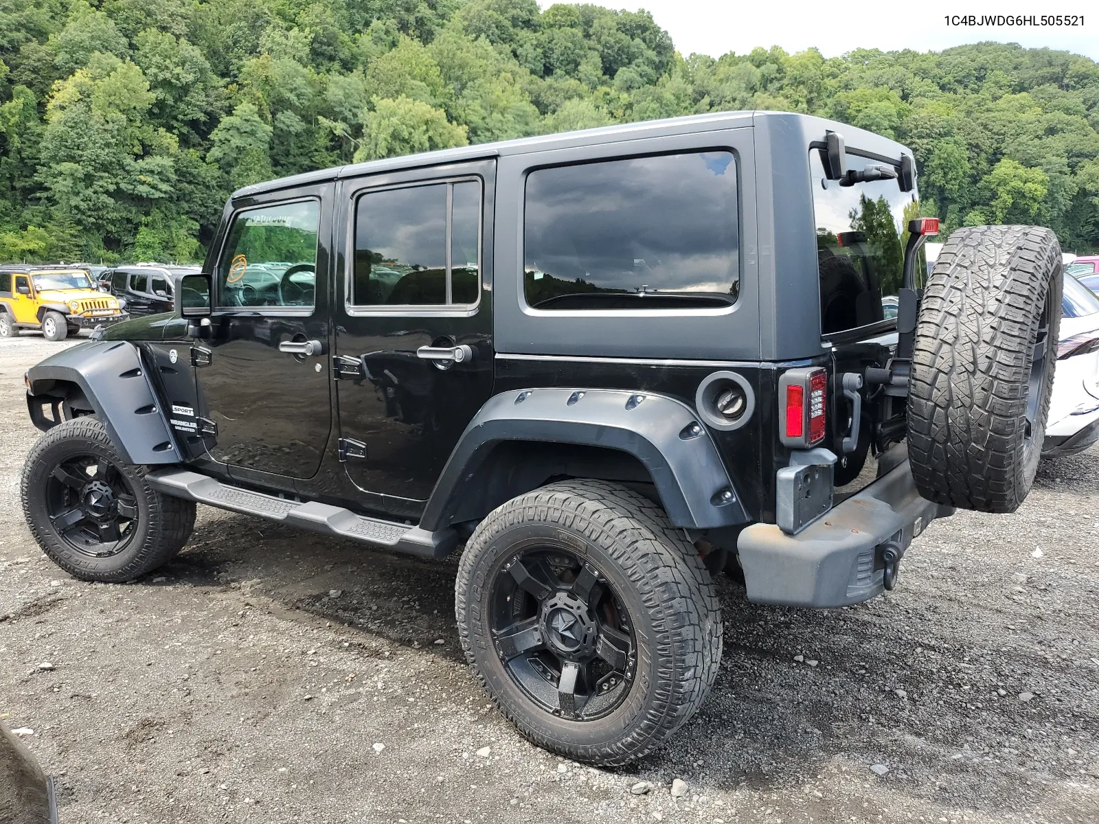 2017 Jeep Wrangler Unlimited Sport VIN: 1C4BJWDG6HL505521 Lot: 68088204