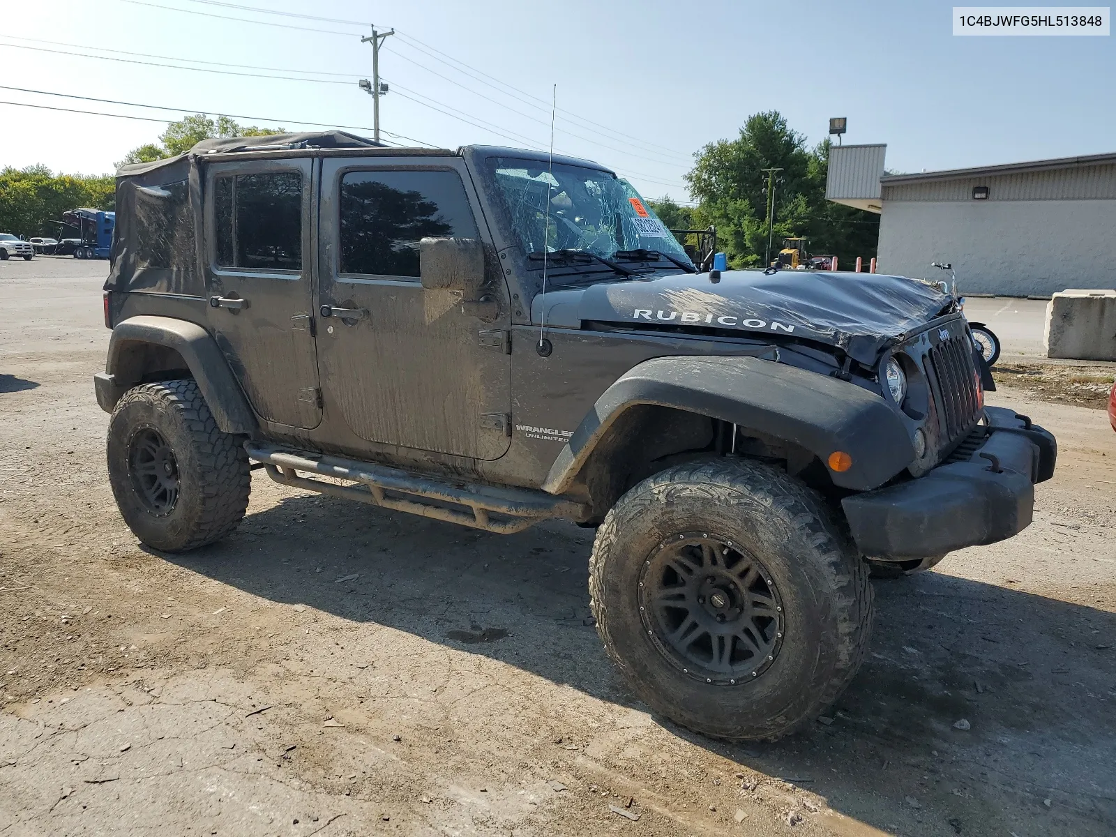 1C4BJWFG5HL513848 2017 Jeep Wrangler Unlimited Rubicon