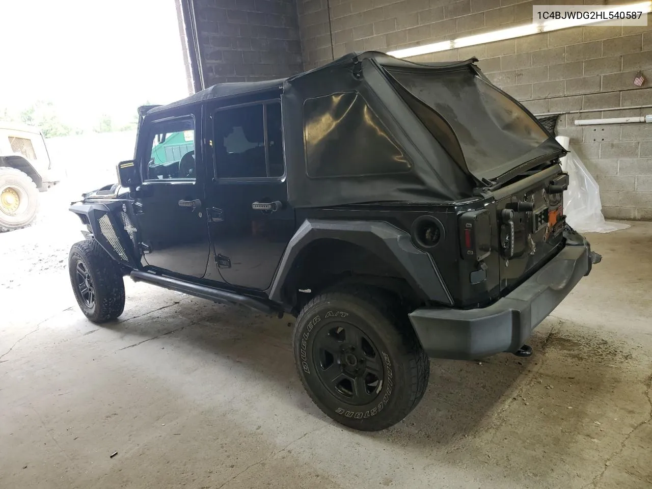 2017 Jeep Wrangler Unlimited Sport VIN: 1C4BJWDG2HL540587 Lot: 68883704