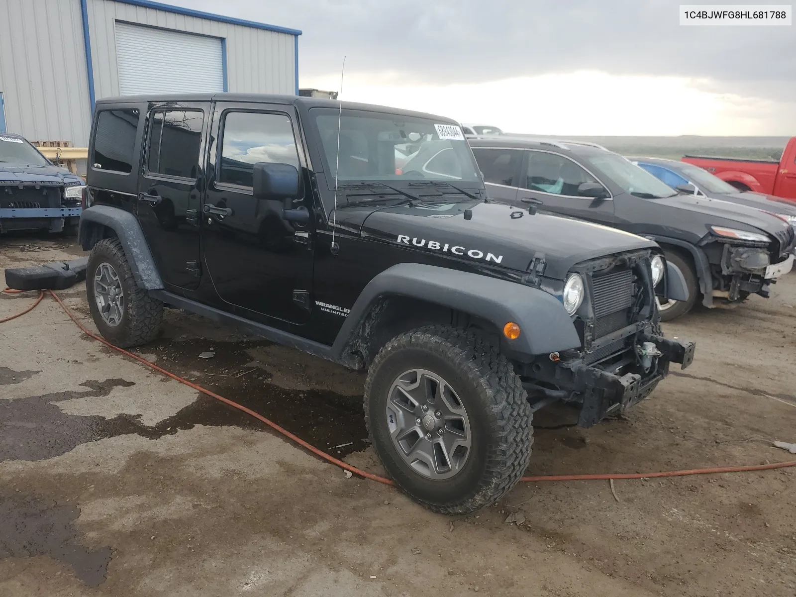 1C4BJWFG8HL681788 2017 Jeep Wrangler Unlimited Rubicon