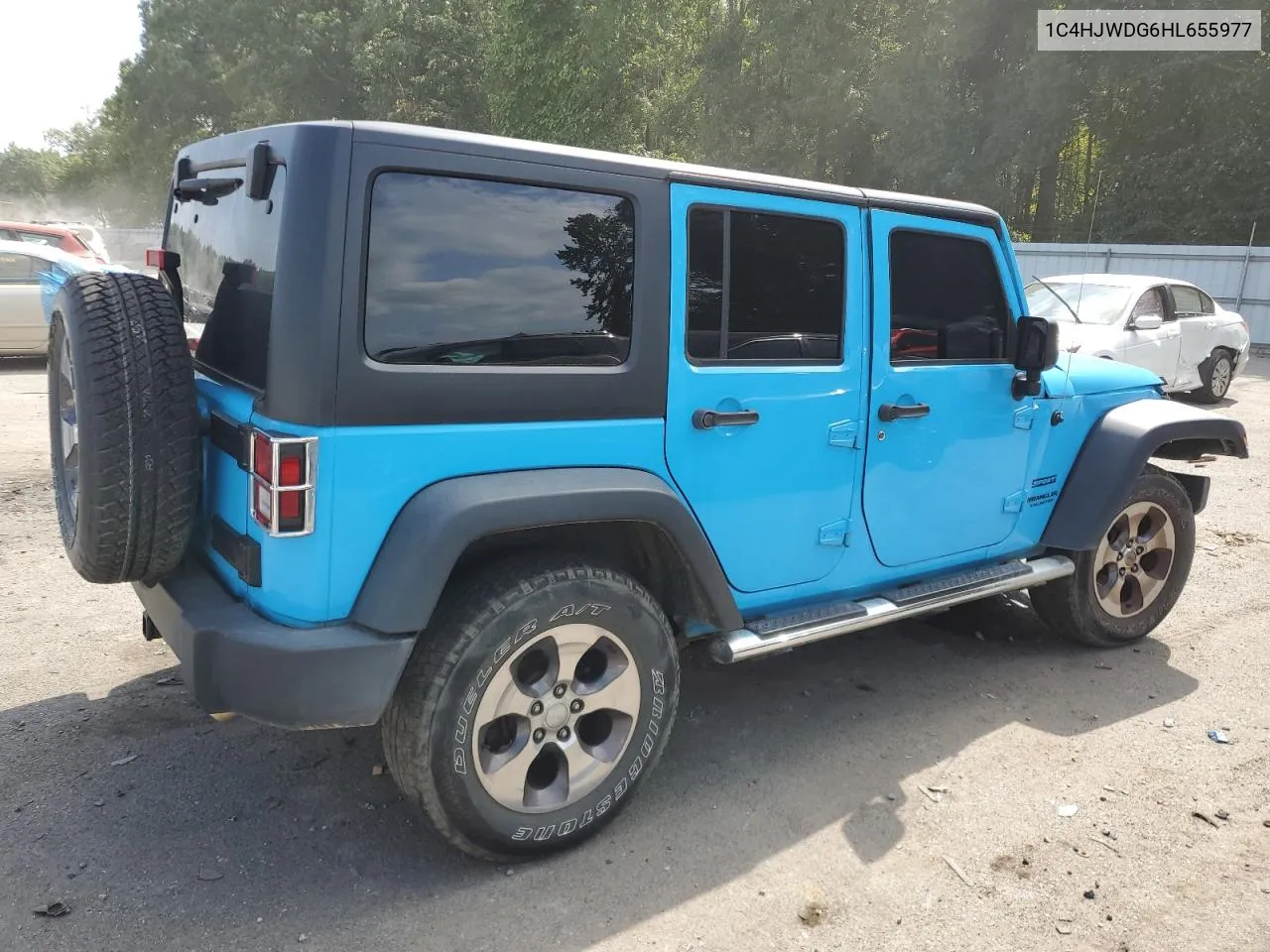 1C4HJWDG6HL655977 2017 Jeep Wrangler Unlimited Sport