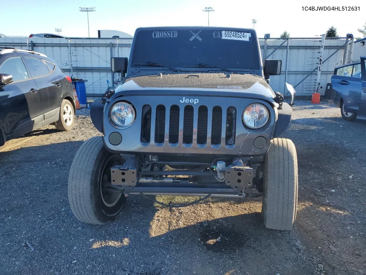 2017 Jeep Wrangler Unlimited Sport VIN: 1C4BJWDG4HL512631 Lot: 69248524