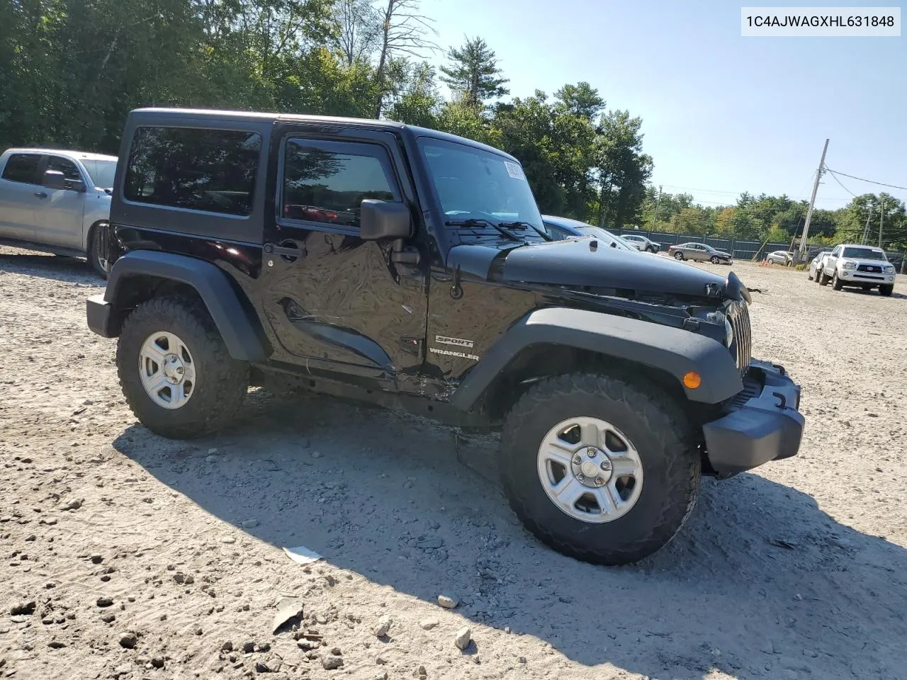 2017 Jeep Wrangler Sport VIN: 1C4AJWAGXHL631848 Lot: 69828914