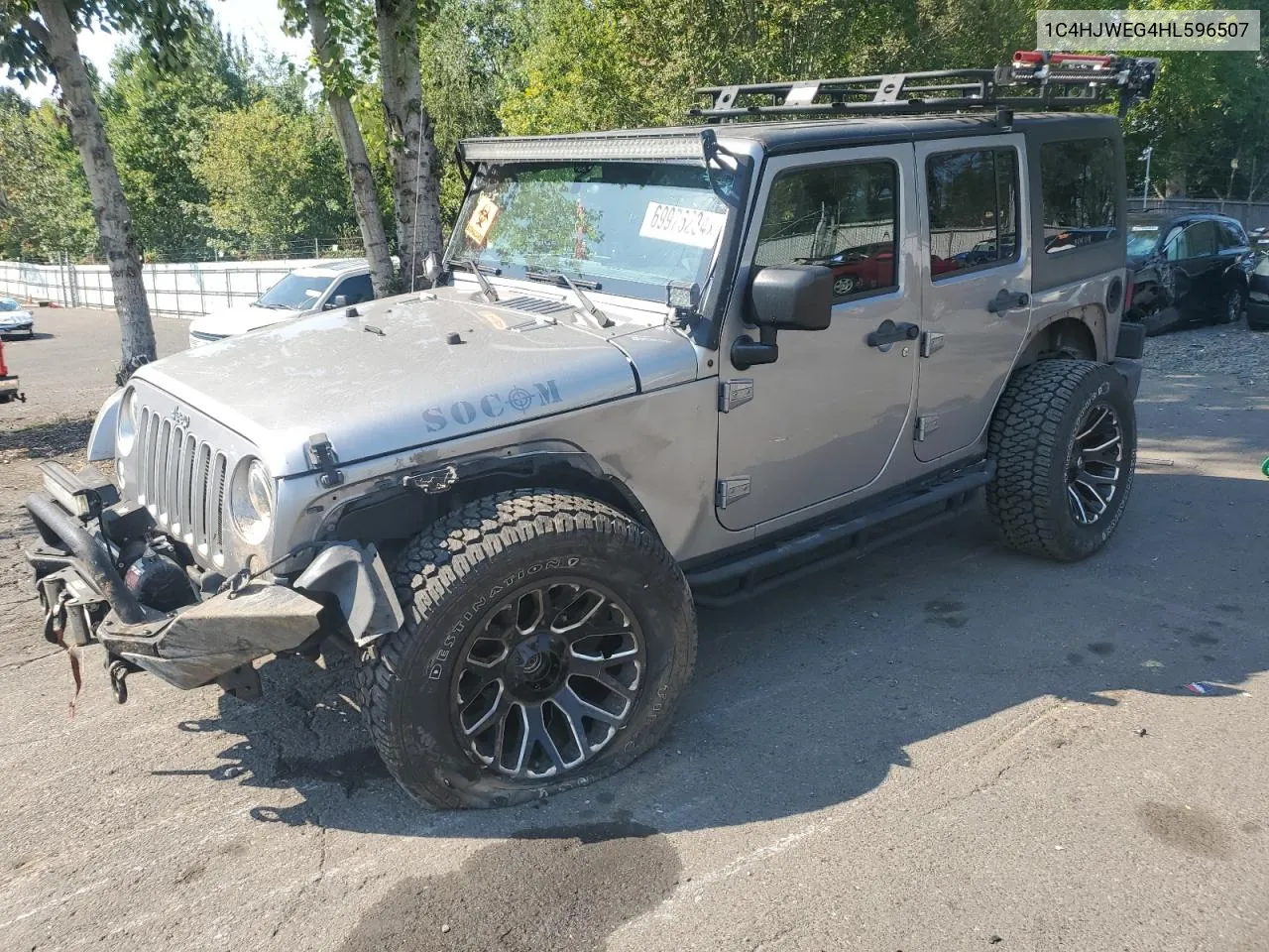 1C4HJWEG4HL596507 2017 Jeep Wrangler Unlimited Sahara