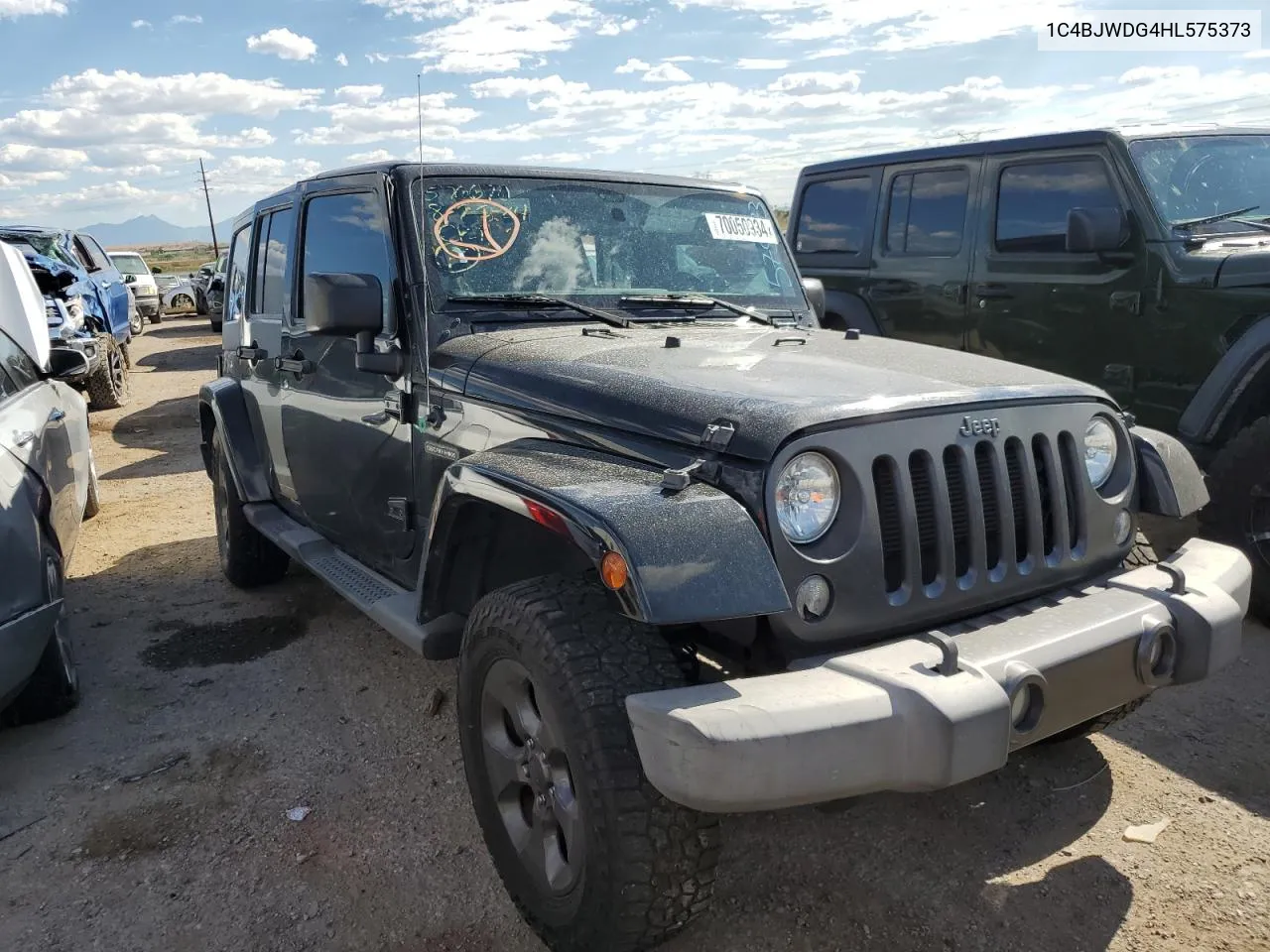 2017 Jeep Wrangler Unlimited Sport VIN: 1C4BJWDG4HL575373 Lot: 70050934