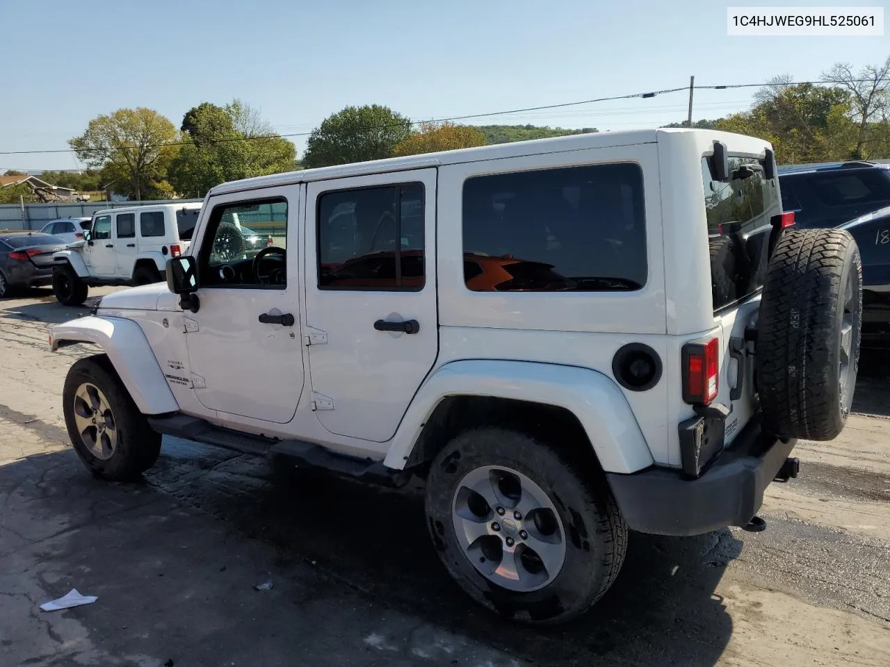 2017 Jeep Wrangler Unlimited Sahara VIN: 1C4HJWEG9HL525061 Lot: 70227464