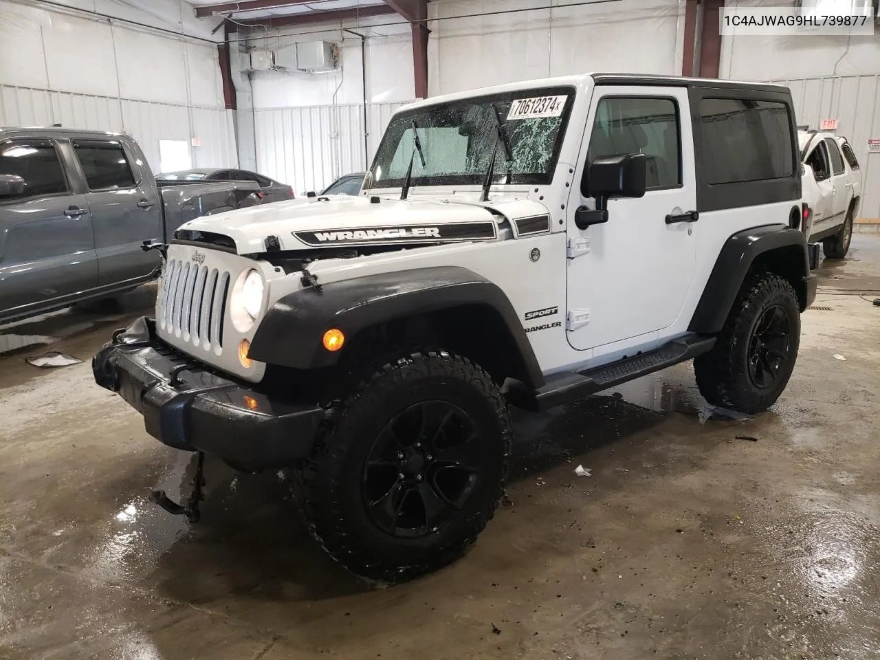 2017 Jeep Wrangler Sport VIN: 1C4AJWAG9HL739877 Lot: 70612374