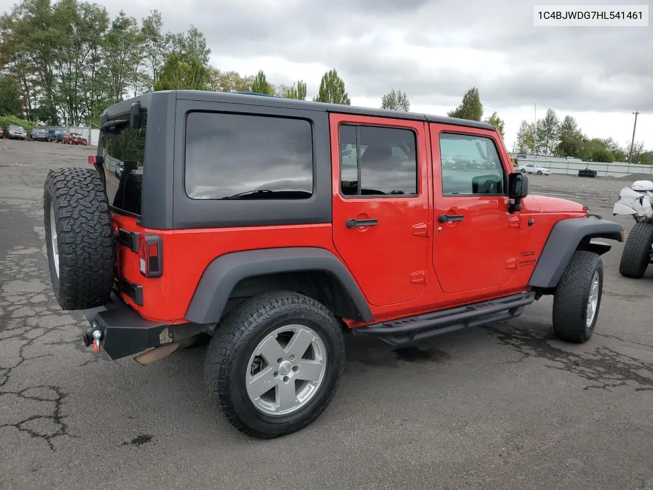 2017 Jeep Wrangler Unlimited Sport VIN: 1C4BJWDG7HL541461 Lot: 70893944