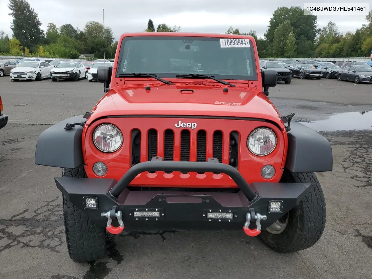 2017 Jeep Wrangler Unlimited Sport VIN: 1C4BJWDG7HL541461 Lot: 70893944