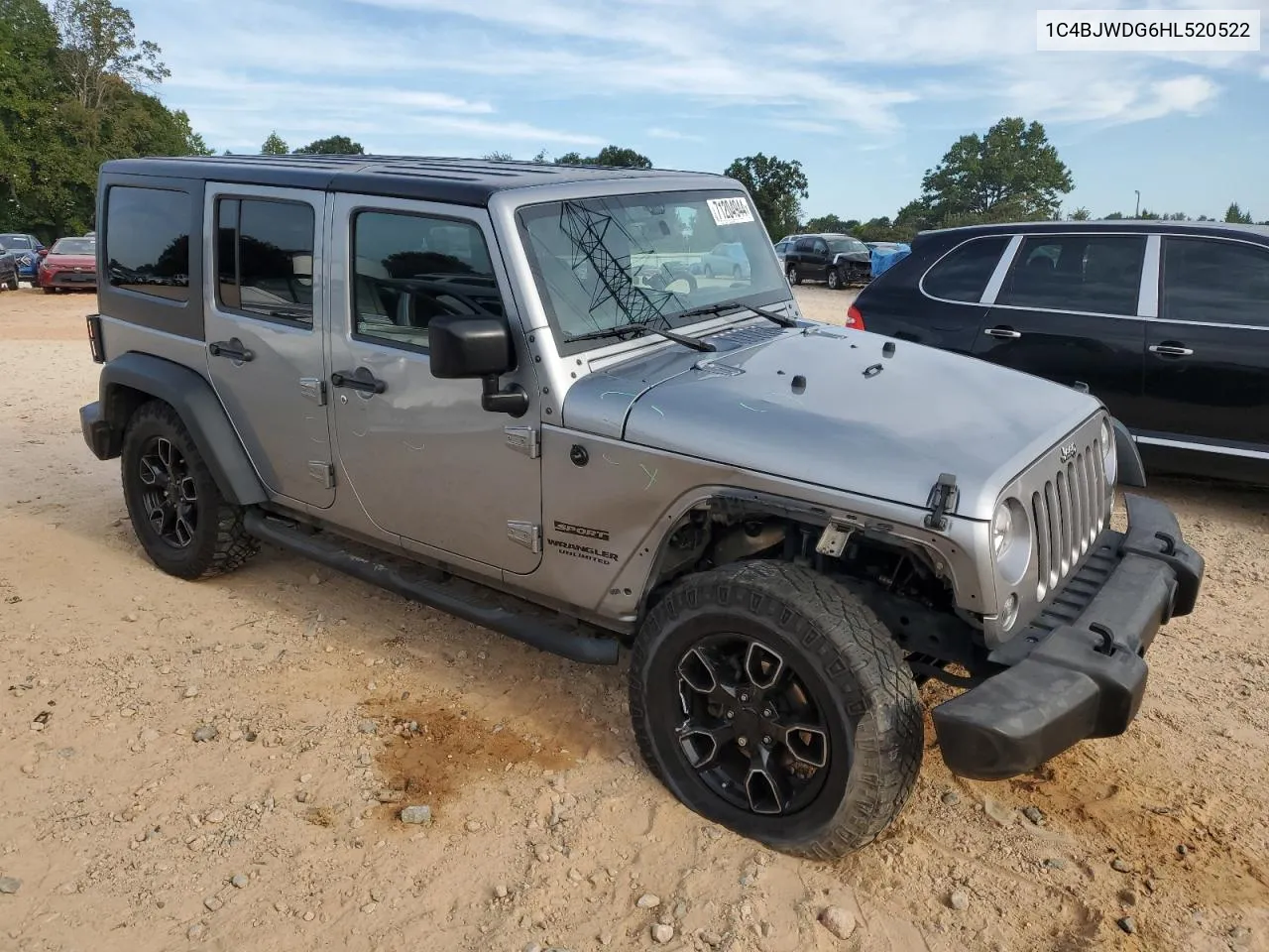 2017 Jeep Wrangler Unlimited Sport VIN: 1C4BJWDG6HL520522 Lot: 71204944