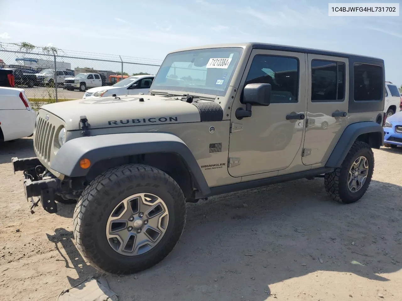 1C4BJWFG4HL731702 2017 Jeep Wrangler Unlimited Rubicon