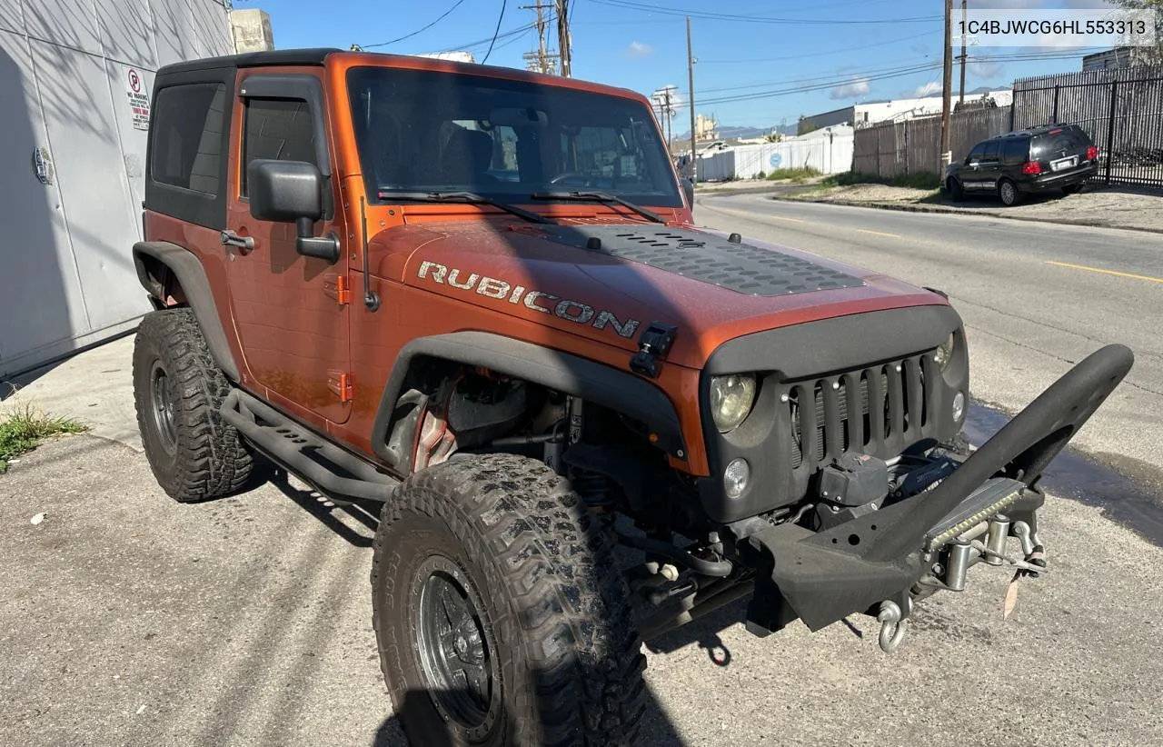 2017 Jeep Wrangler Rubicon VIN: 1C4BJWCG6HL553313 Lot: 71307644