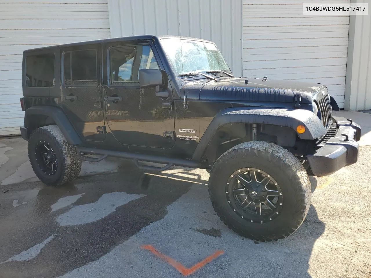 2017 Jeep Wrangler Unlimited Sport VIN: 1C4BJWDG5HL517417 Lot: 72451474