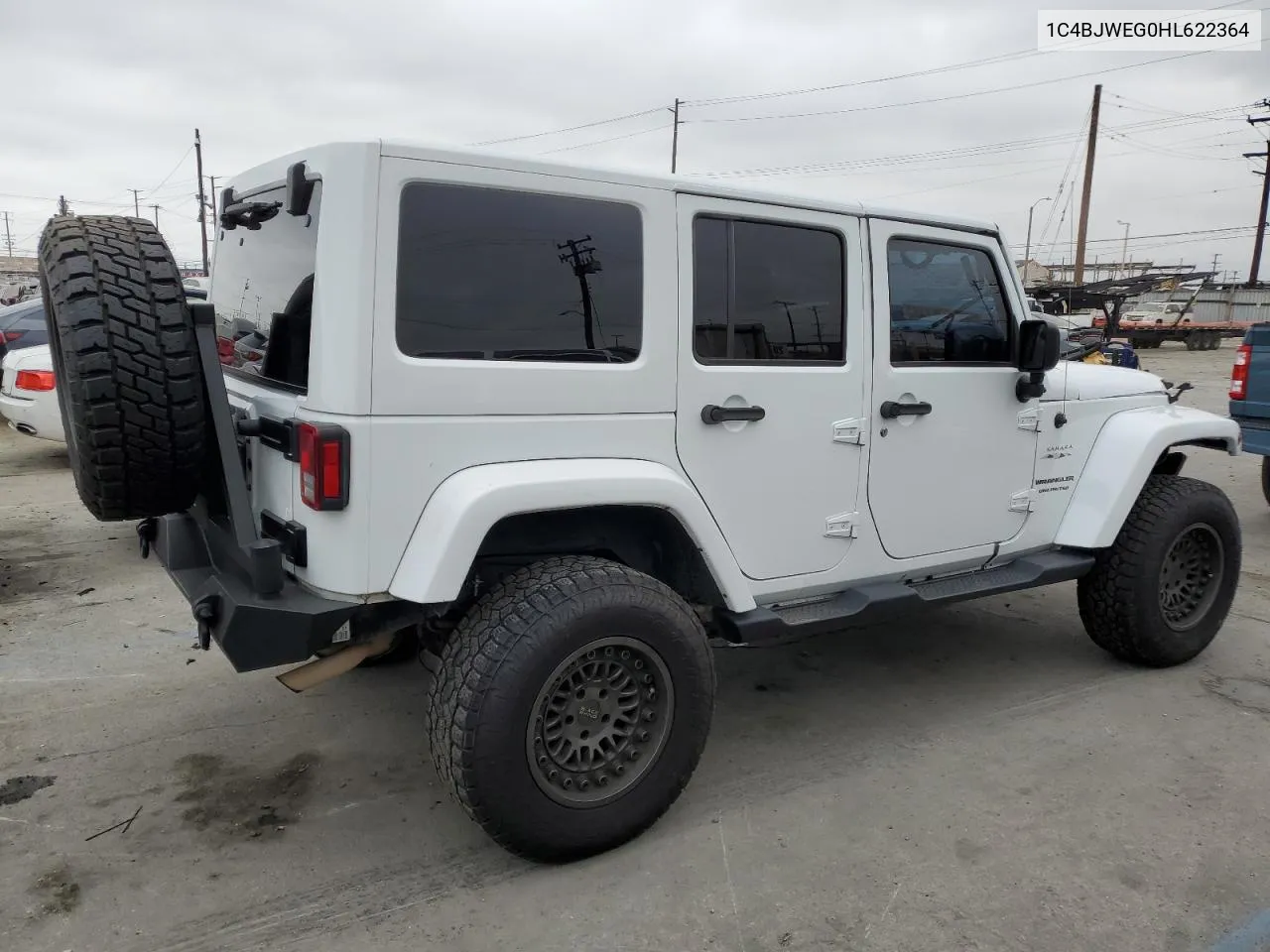 2017 Jeep Wrangler Unlimited Sahara VIN: 1C4BJWEG0HL622364 Lot: 72581654