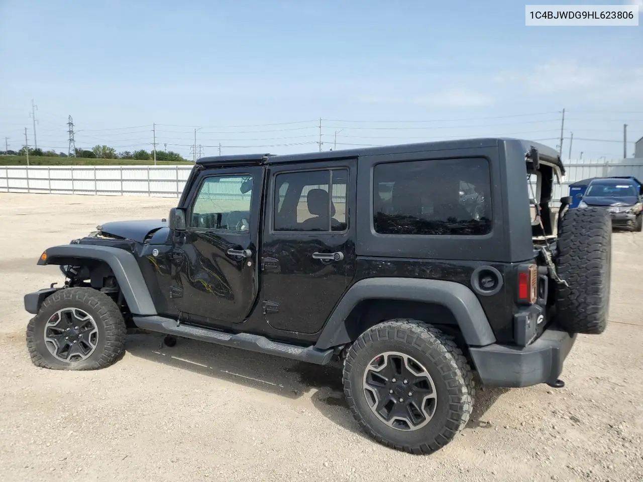 1C4BJWDG9HL623806 2017 Jeep Wrangler Unlimited Sport