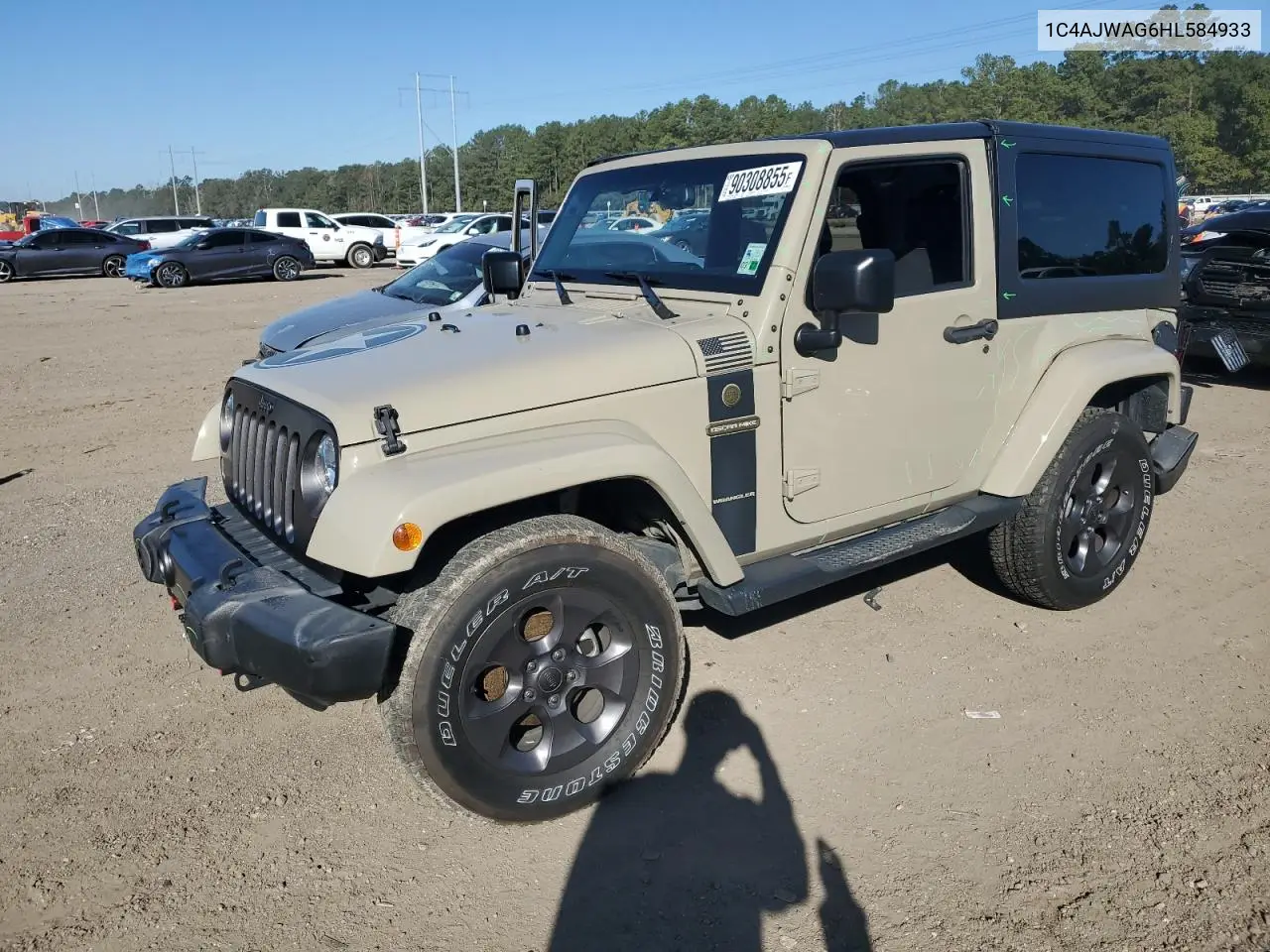 1C4AJWAG6HL584933 2017 Jeep Wrangler Sport