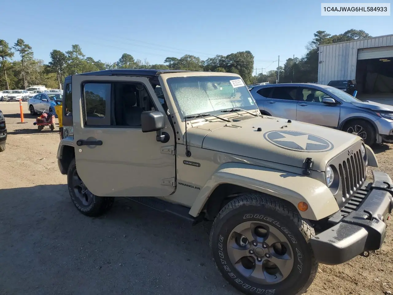 1C4AJWAG6HL584933 2017 Jeep Wrangler Sport