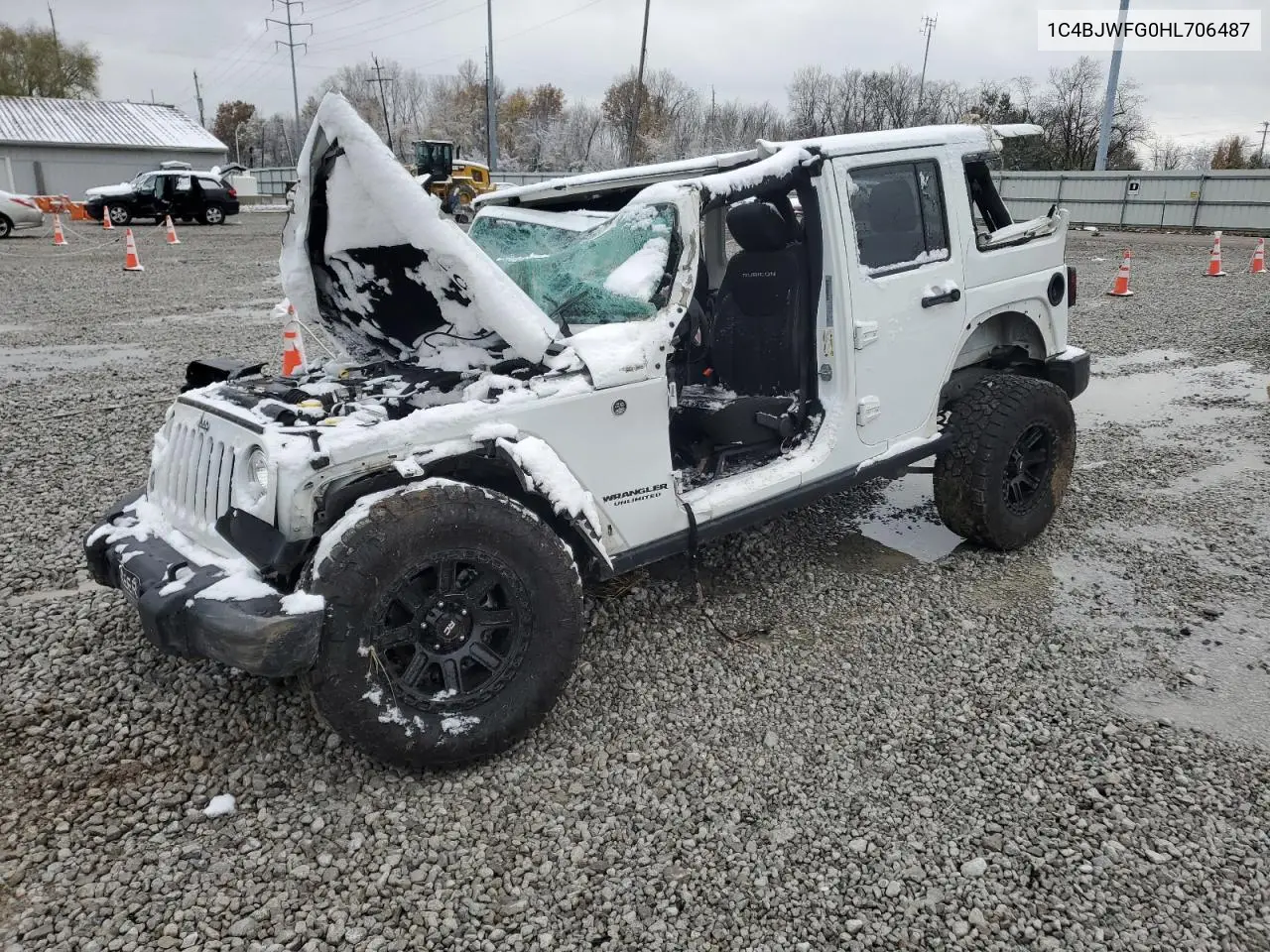 1C4BJWFG0HL706487 2017 Jeep Wrangler Unlimited Rubicon