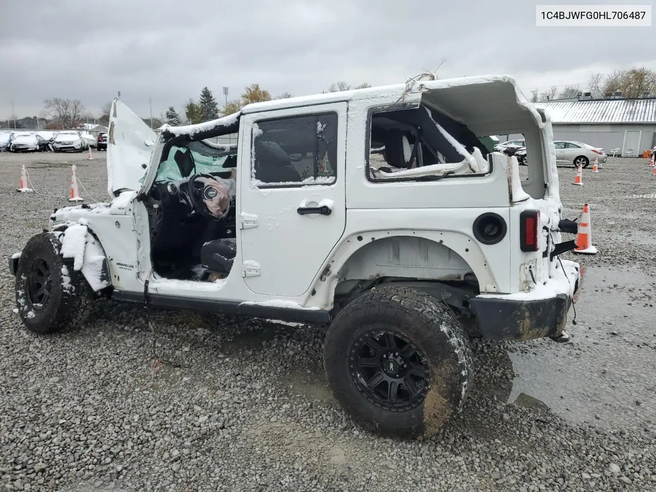 1C4BJWFG0HL706487 2017 Jeep Wrangler Unlimited Rubicon