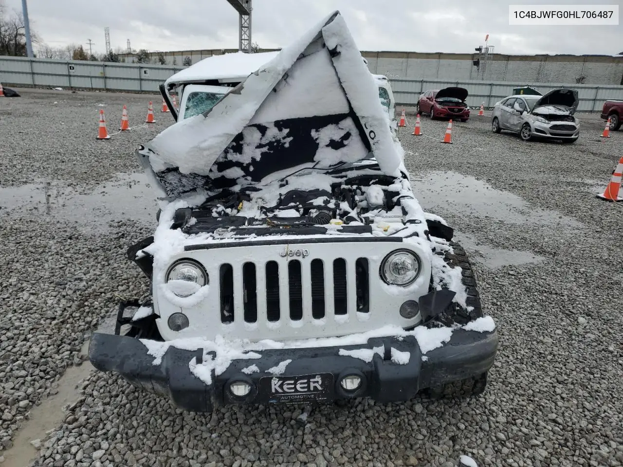 1C4BJWFG0HL706487 2017 Jeep Wrangler Unlimited Rubicon