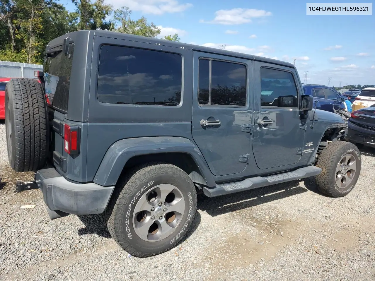 1C4HJWEG1HL596321 2017 Jeep Wrangler Unlimited Sahara