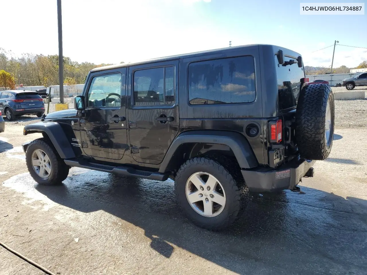 1C4HJWDG6HL734887 2017 Jeep Wrangler Unlimited Sport