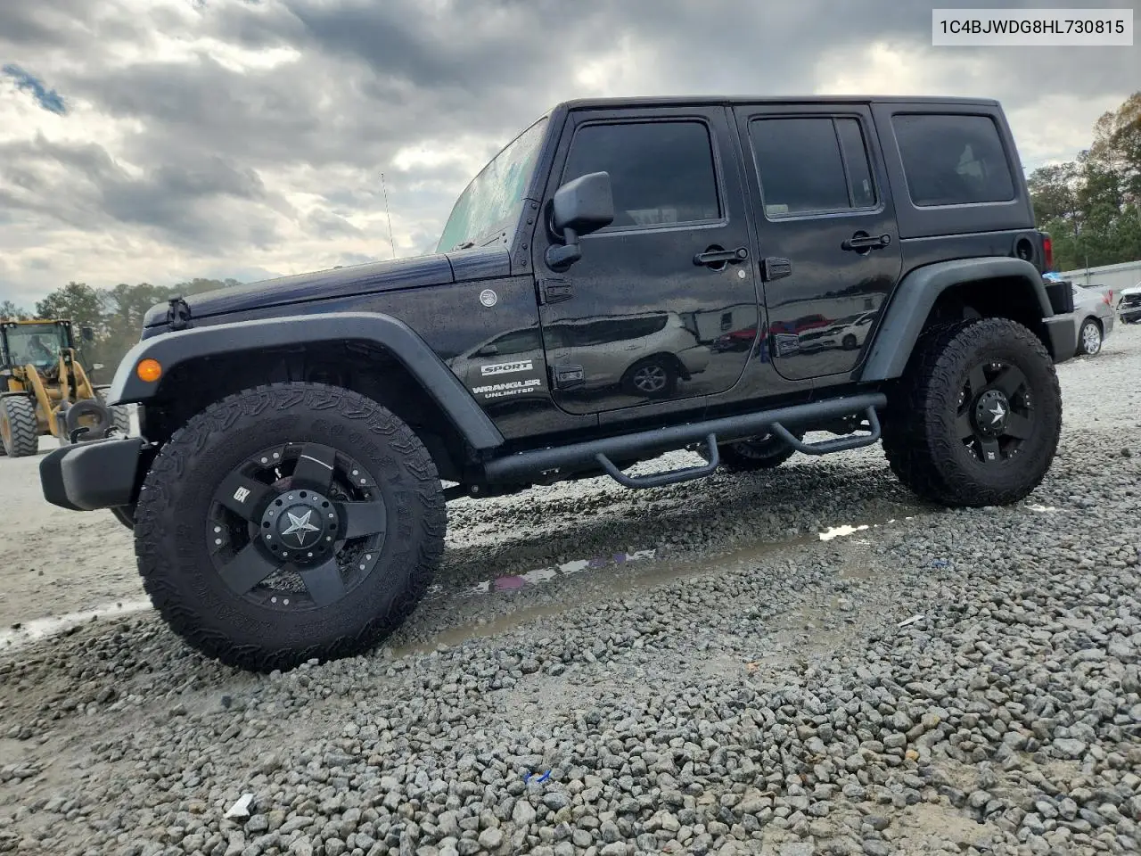 1C4BJWDG8HL730815 2017 Jeep Wrangler Unlimited Sport