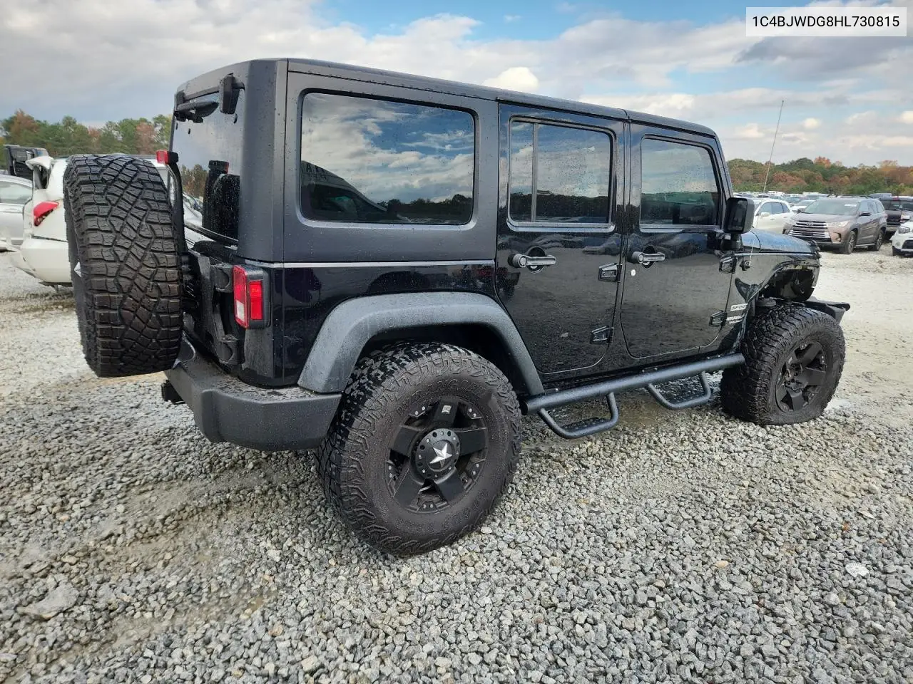 1C4BJWDG8HL730815 2017 Jeep Wrangler Unlimited Sport