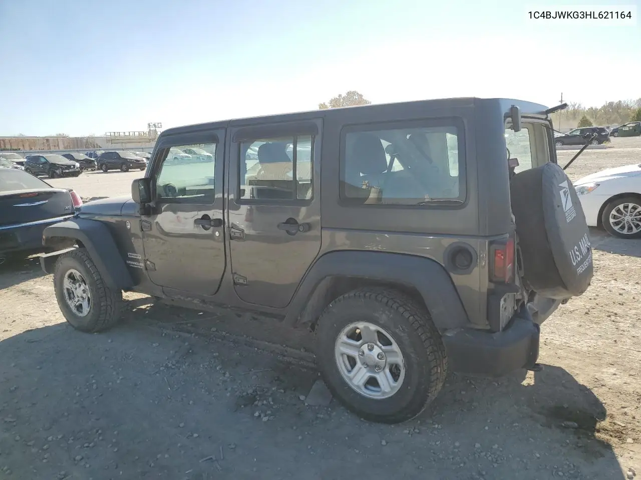 1C4BJWKG3HL621164 2017 Jeep Wrangler Unlimited Sport