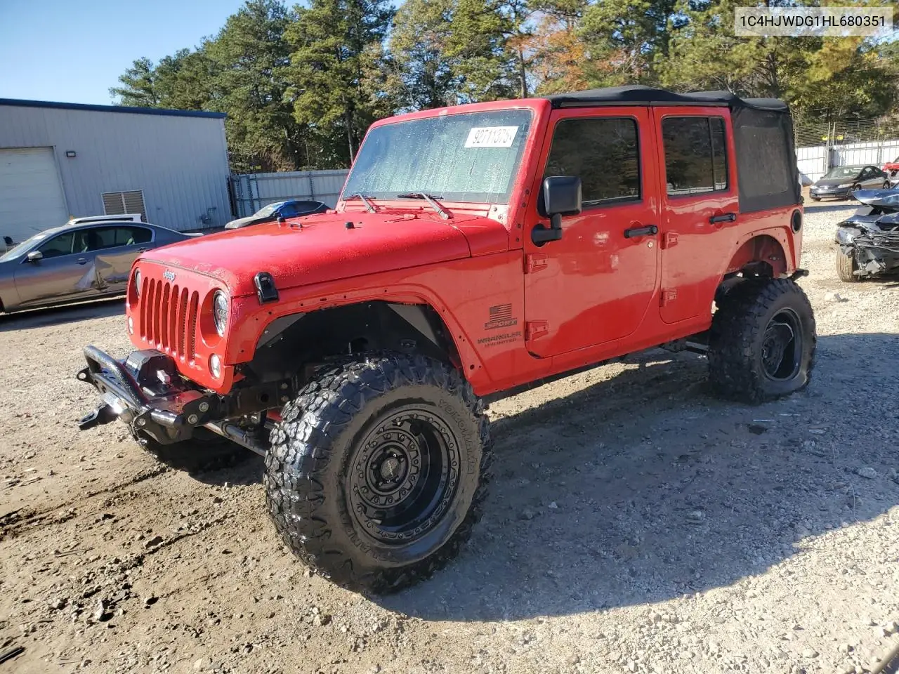 1C4HJWDG1HL680351 2017 Jeep Wrangler Unlimited S