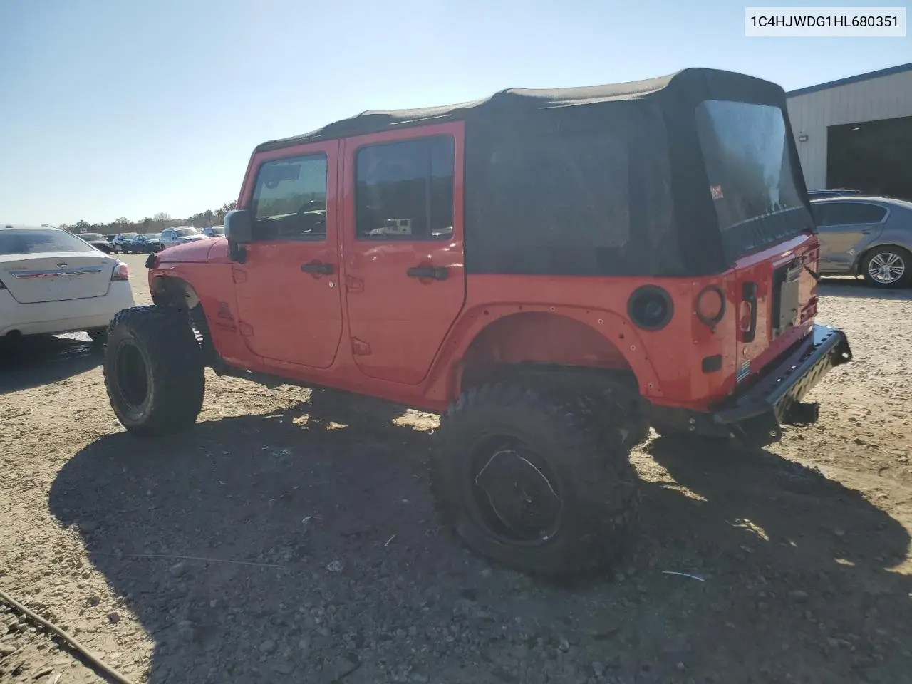 1C4HJWDG1HL680351 2017 Jeep Wrangler Unlimited S