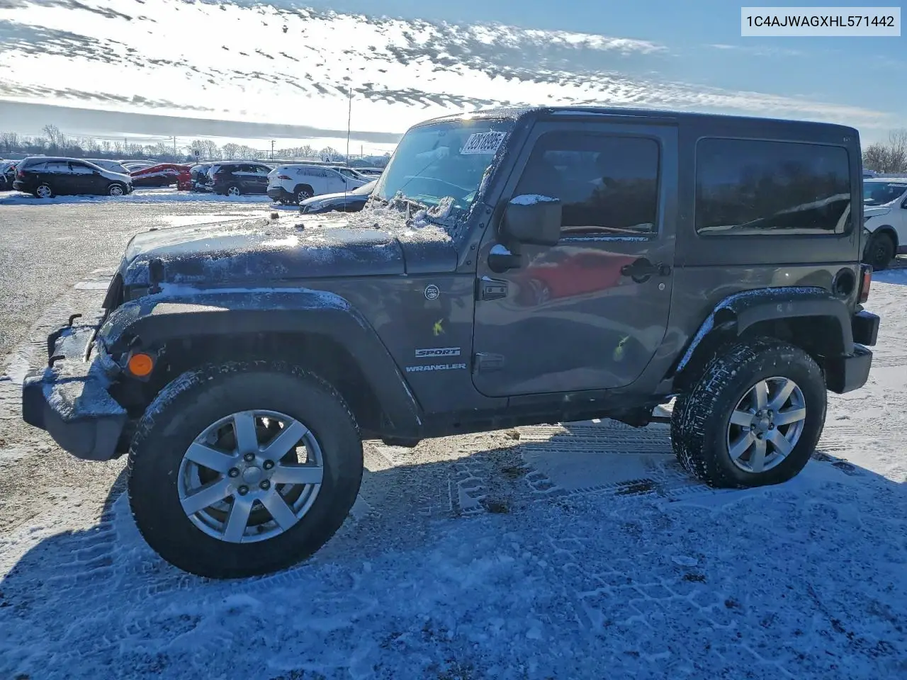 1C4AJWAGXHL571442 2017 Jeep Wrangler Sport