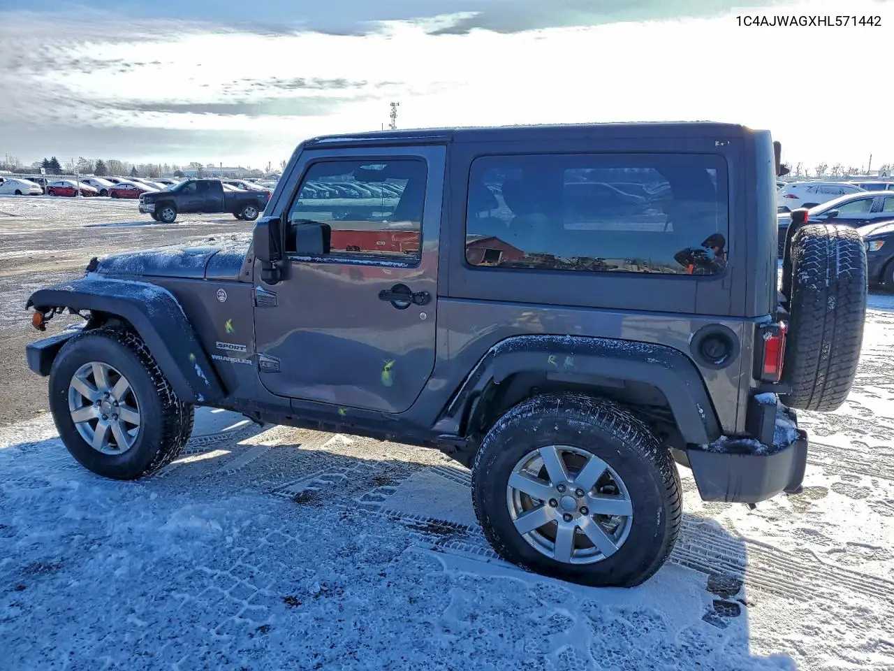 1C4AJWAGXHL571442 2017 Jeep Wrangler Sport