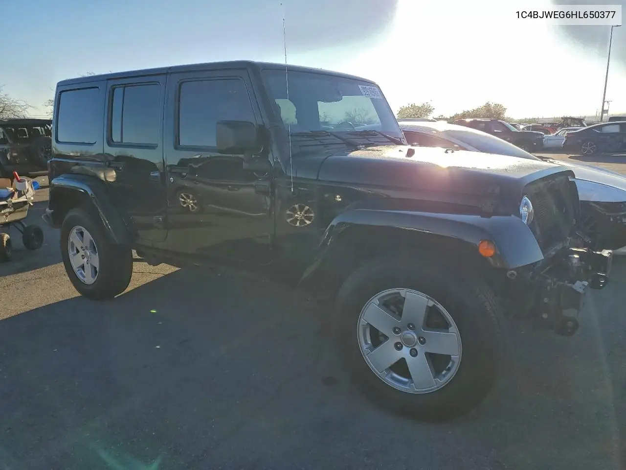 1C4BJWEG6HL650377 2017 Jeep Wrangler Unlimited Sahara