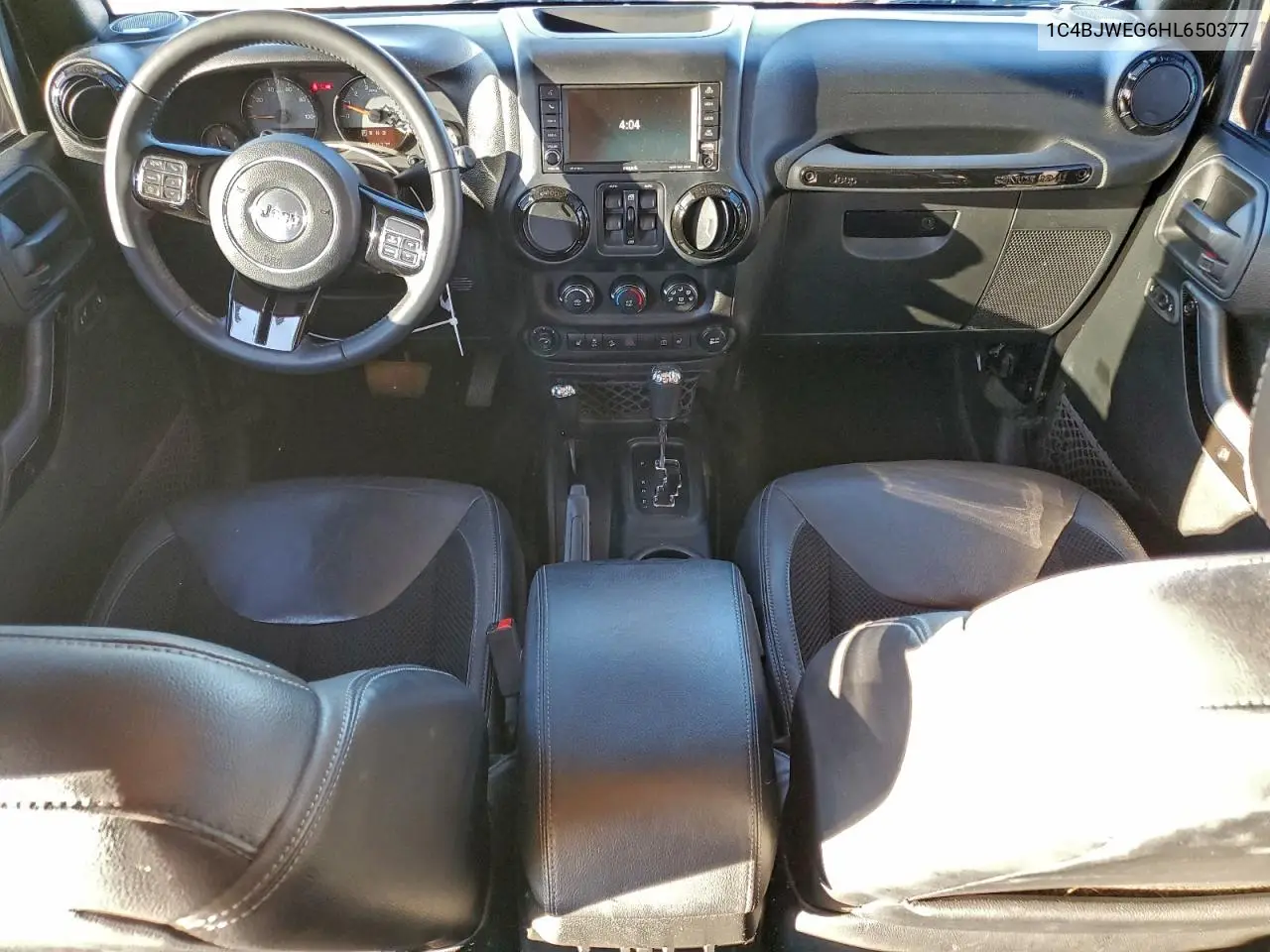 1C4BJWEG6HL650377 2017 Jeep Wrangler Unlimited Sahara