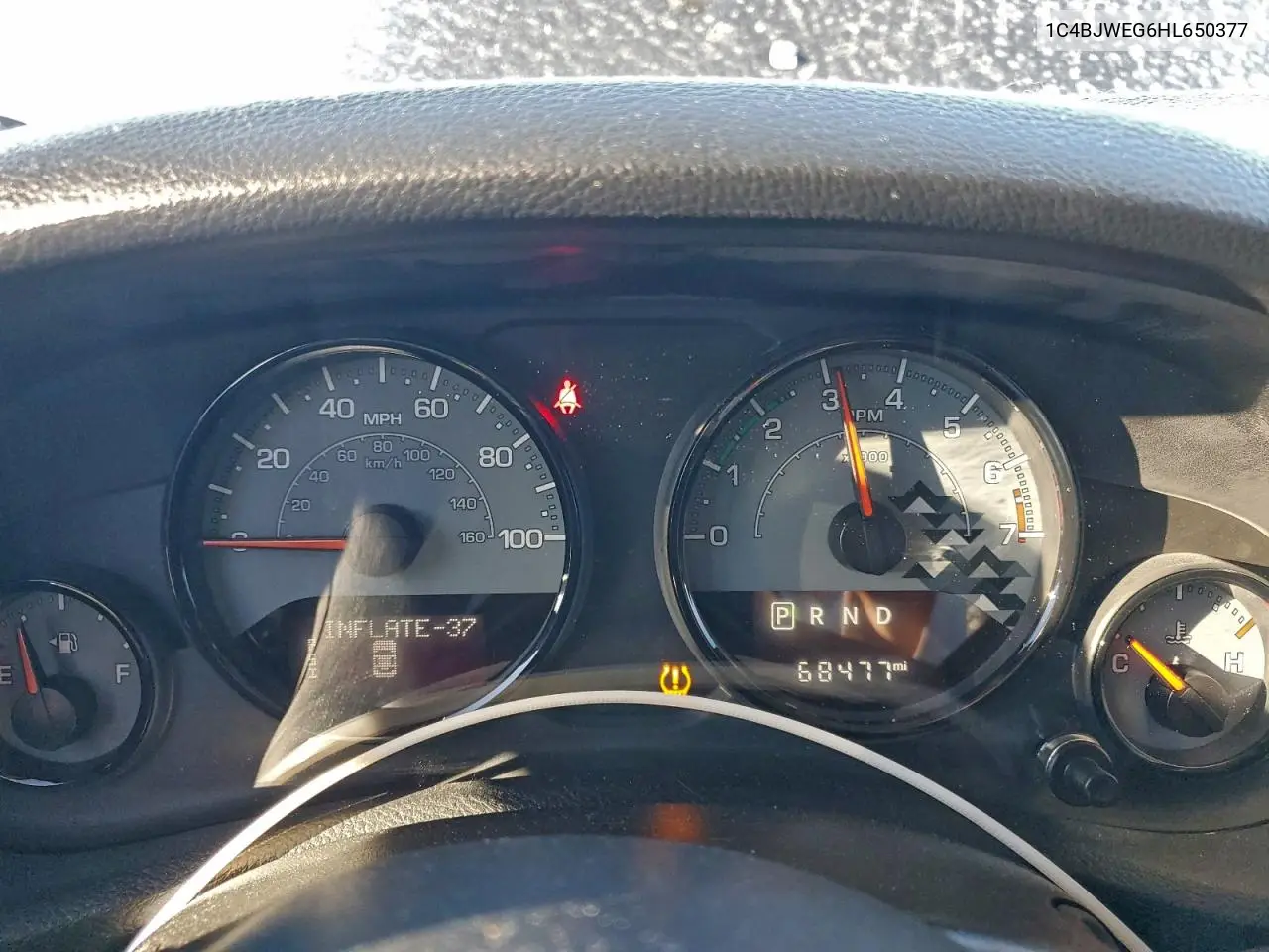 1C4BJWEG6HL650377 2017 Jeep Wrangler Unlimited Sahara