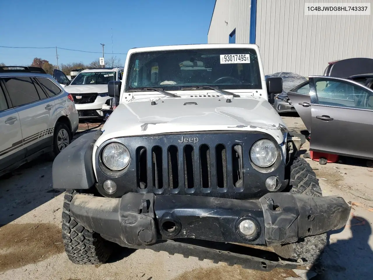 1C4BJWDG8HL743337 2017 Jeep Wrangler Unlimited Sport