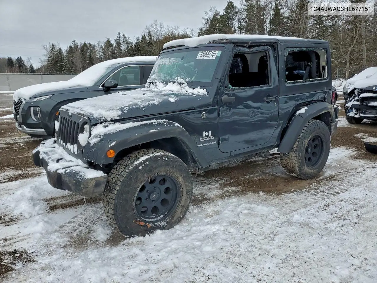 1C4AJWAG3HL677151 2017 Jeep Wrangler Sport