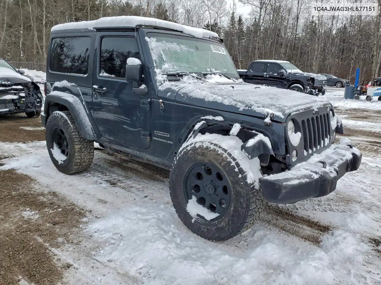 1C4AJWAG3HL677151 2017 Jeep Wrangler Sport