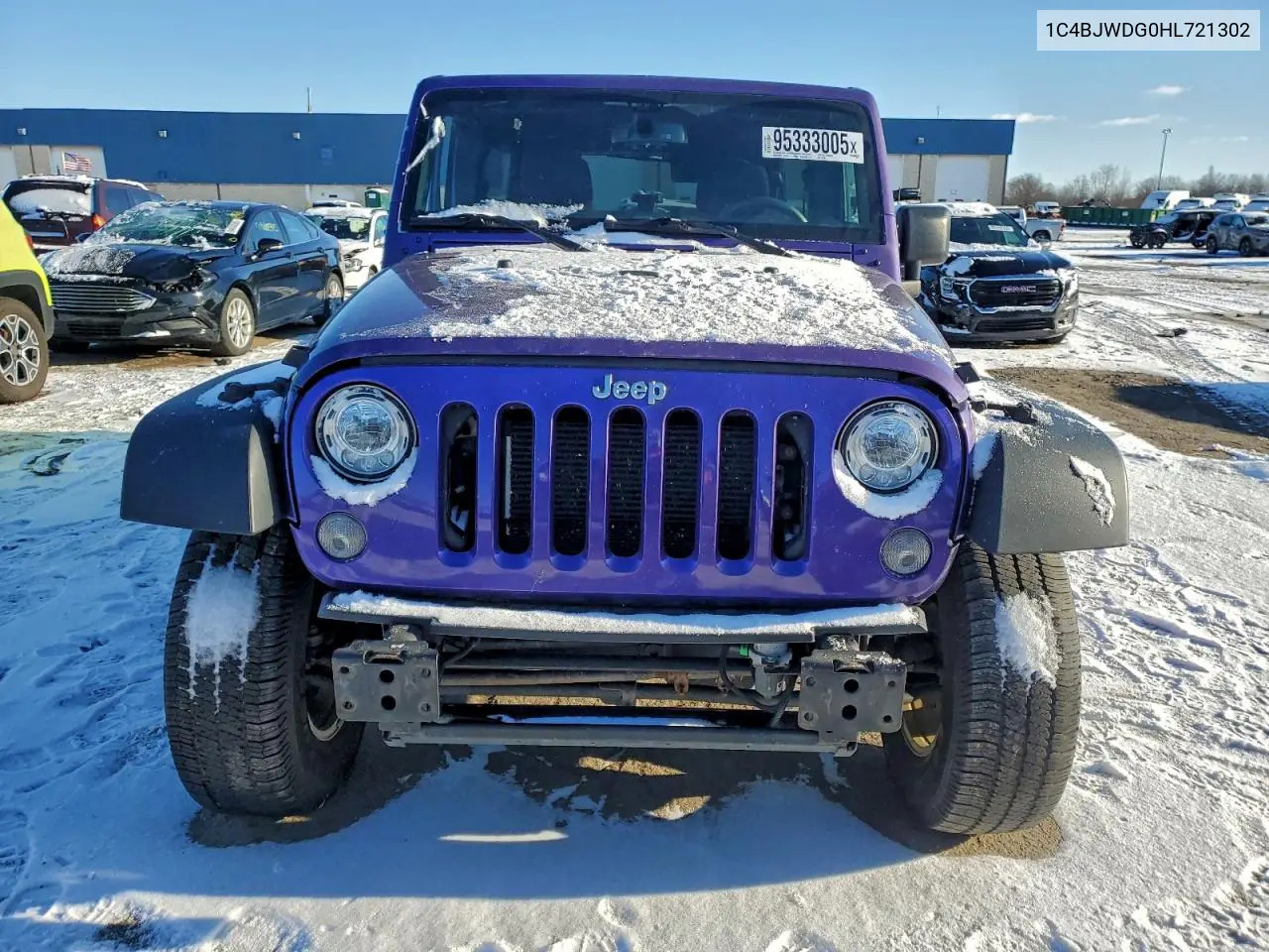1C4BJWDG0HL721302 2017 Jeep Wrangler Unlimited Sport