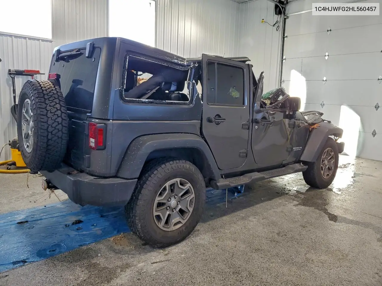 1C4HJWFG2HL560457 2017 Jeep Wrangler Unlimited Rubicon