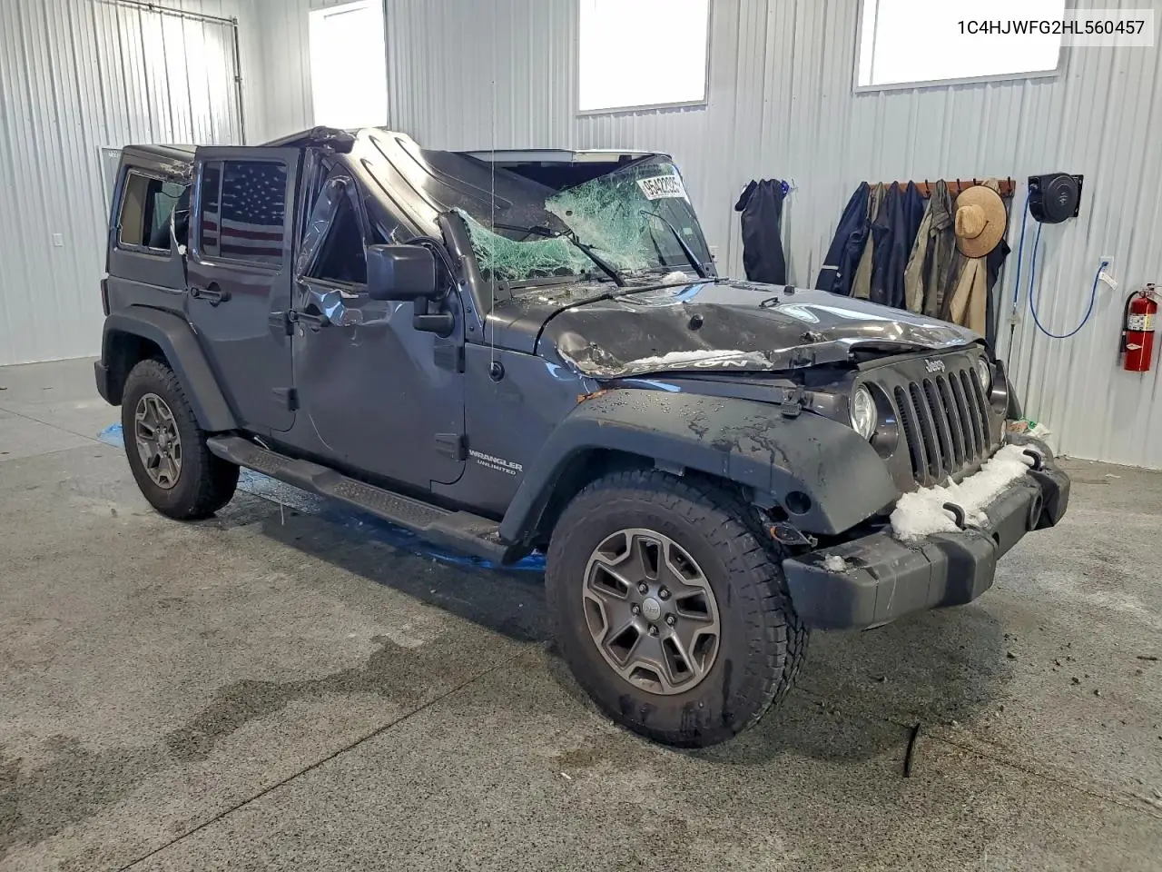 1C4HJWFG2HL560457 2017 Jeep Wrangler Unlimited Rubicon