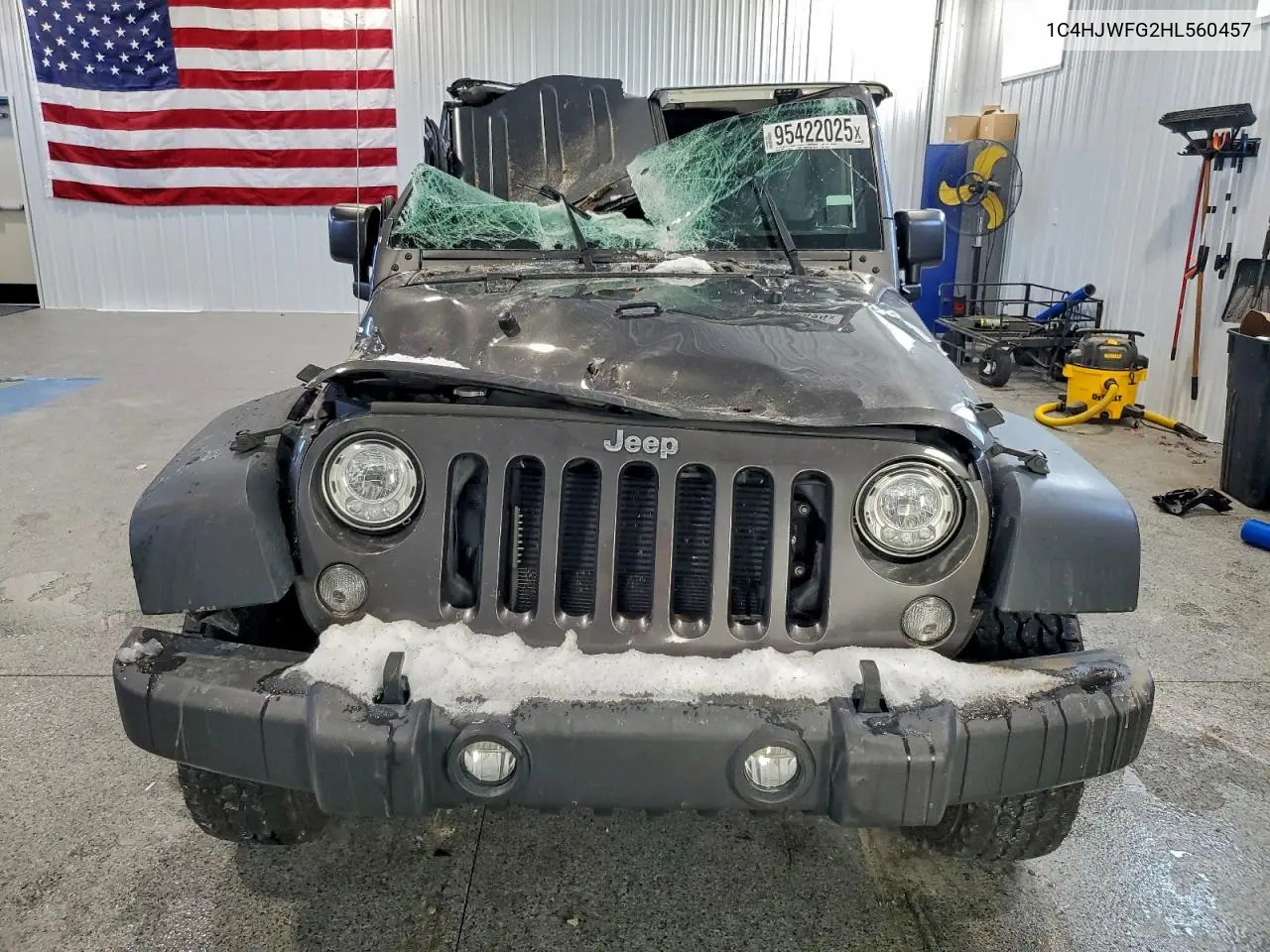 1C4HJWFG2HL560457 2017 Jeep Wrangler Unlimited Rubicon