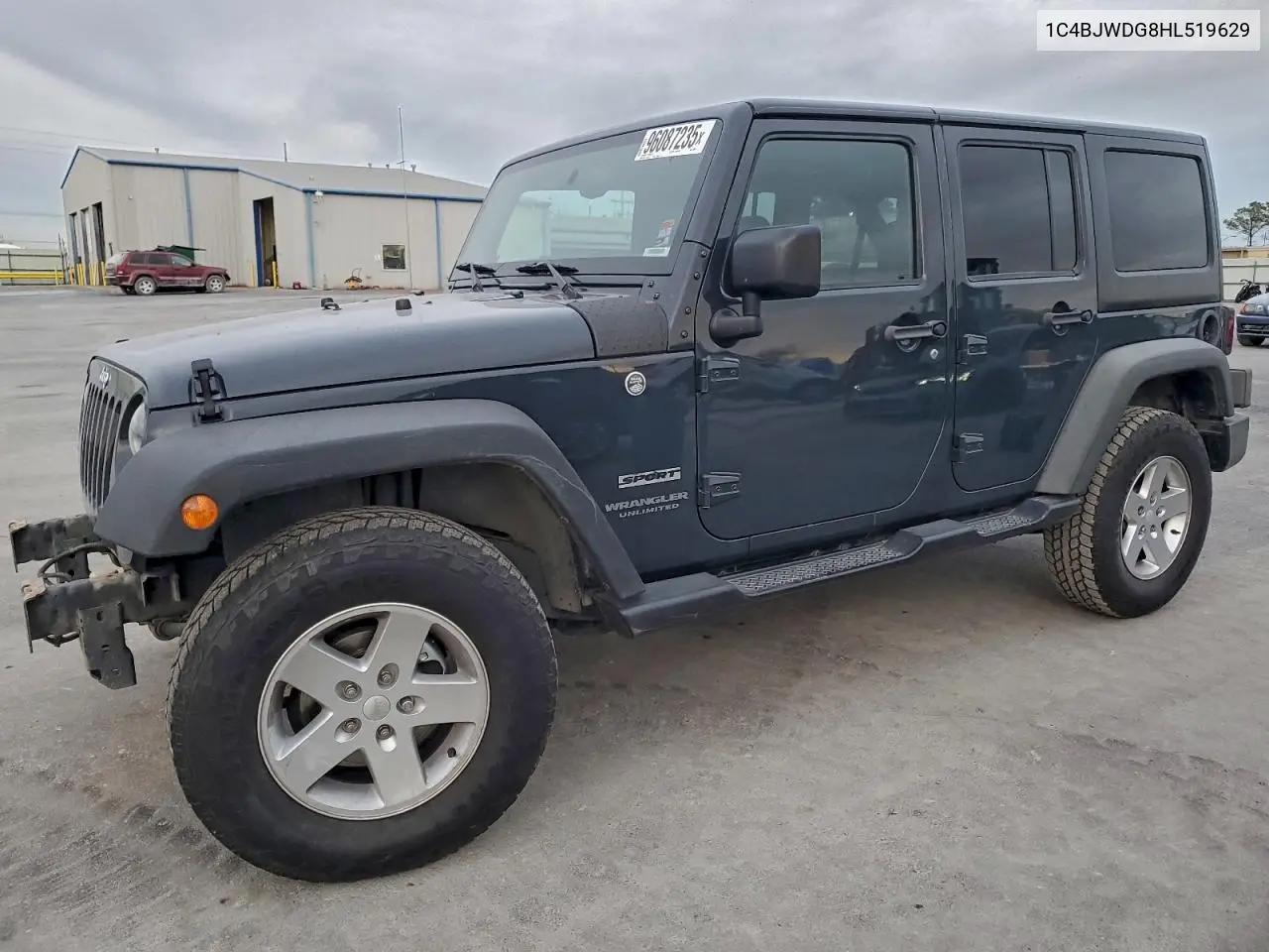 1C4BJWDG8HL519629 2017 Jeep Wrangler Unlimited Sport