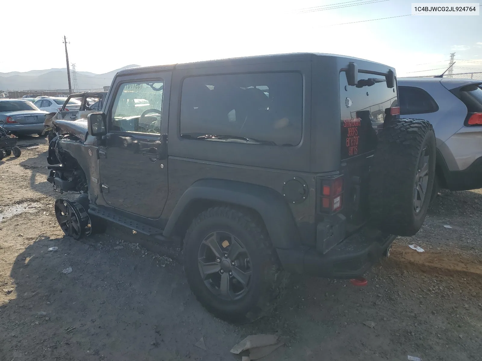 2018 Jeep Wrangler Rubicon VIN: 1C4BJWCG2JL924764 Lot: 39770724