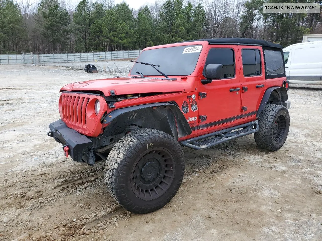 2018 Jeep Wrangler Unlimited Sport VIN: 1C4HJXDN7JW202461 Lot: 45999784