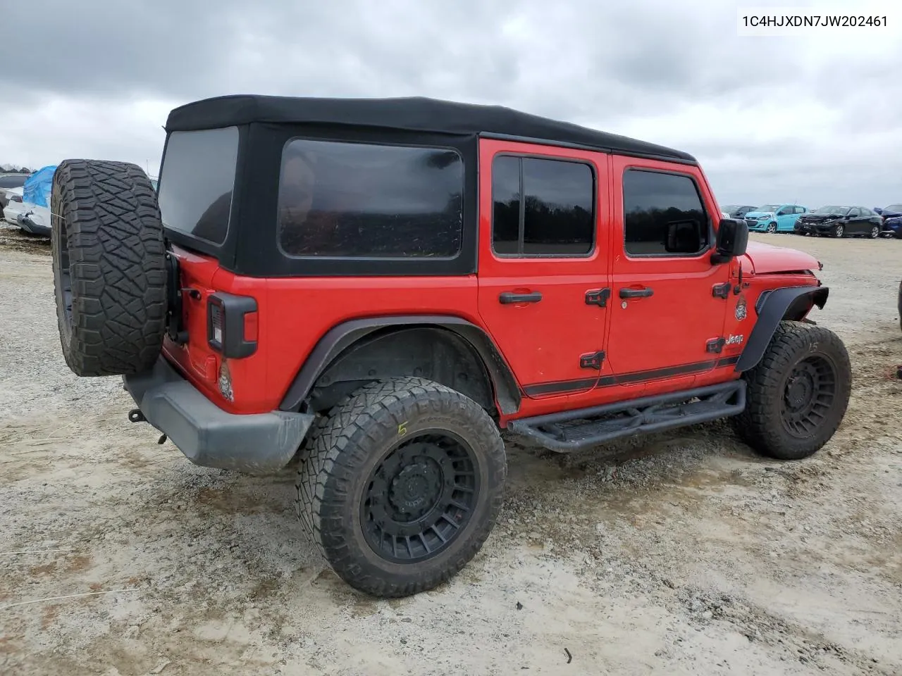 2018 Jeep Wrangler Unlimited Sport VIN: 1C4HJXDN7JW202461 Lot: 45999784