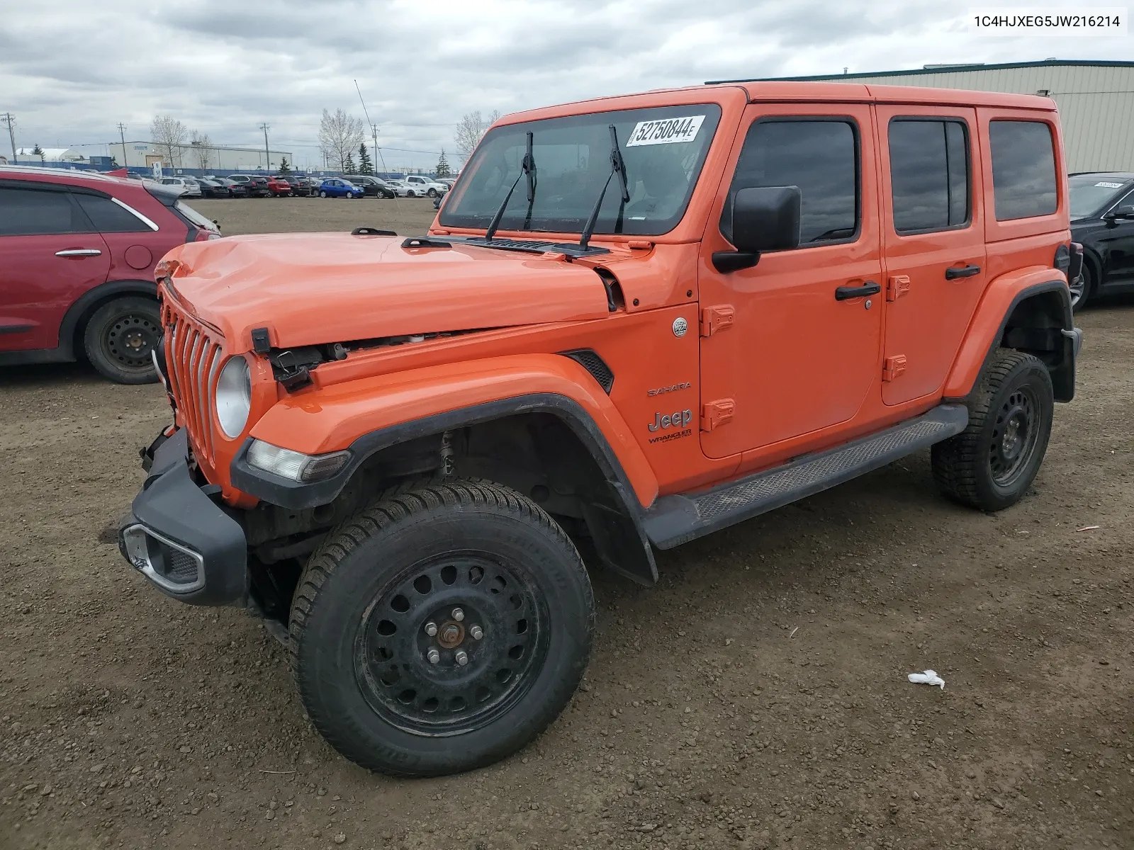 2018 Jeep Wrangler Unlimited Sahara VIN: 1C4HJXEG5JW216214 Lot: 52750844