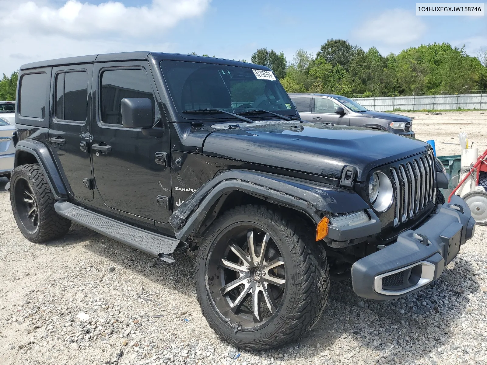 2018 Jeep Wrangler Unlimited Sahara VIN: 1C4HJXEGXJW158746 Lot: 52790764